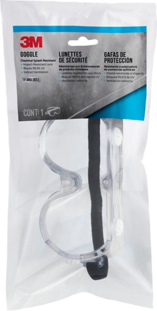 GOGGLE TEKK CHEMICAL SPLASH/IM