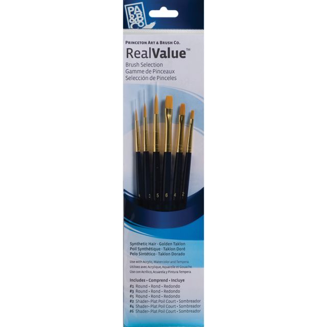 BRUSH GLD TAKLN RD/SHAD 6PK