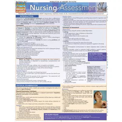 NURSING ASSESSMENT - New (SKU: 12872507)