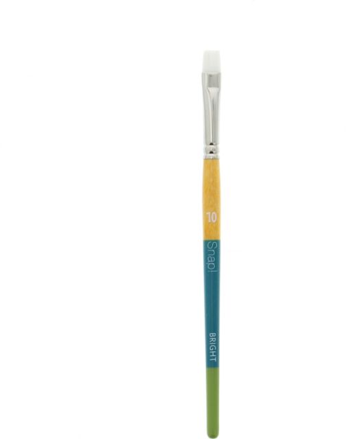 SNAP WHITE TAKLON BRIGHT SHADER 10 SHORT HANDLE