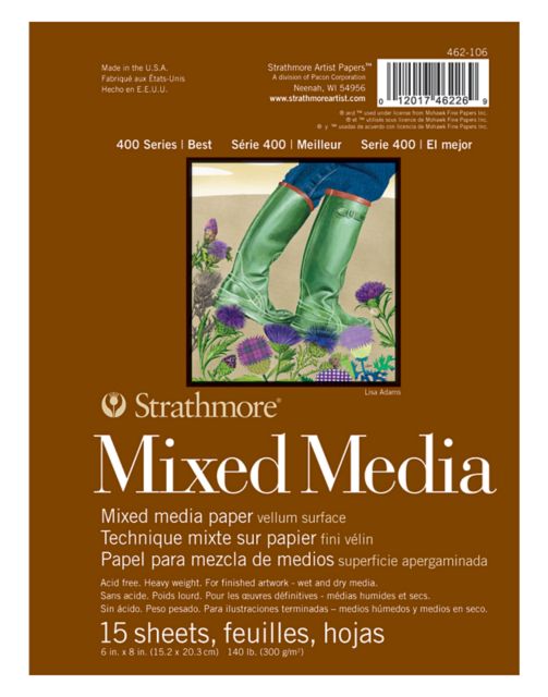 MIX MEDIA PAD 140# 15SH 11X14