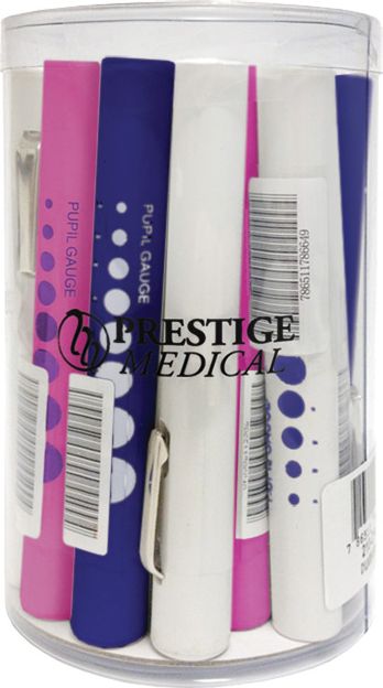 PUPIL GAUGE DISPOSABLE PENLIGHT-ASSORTED COLOR