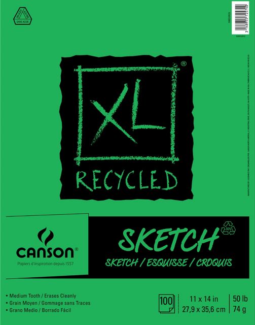 XL RECYSKT 11X14  100SH TB(6