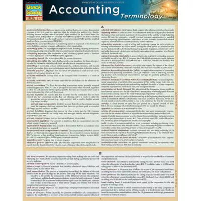 ACCOUNTING TERMINOLOGY - New (SKU: 17200040)