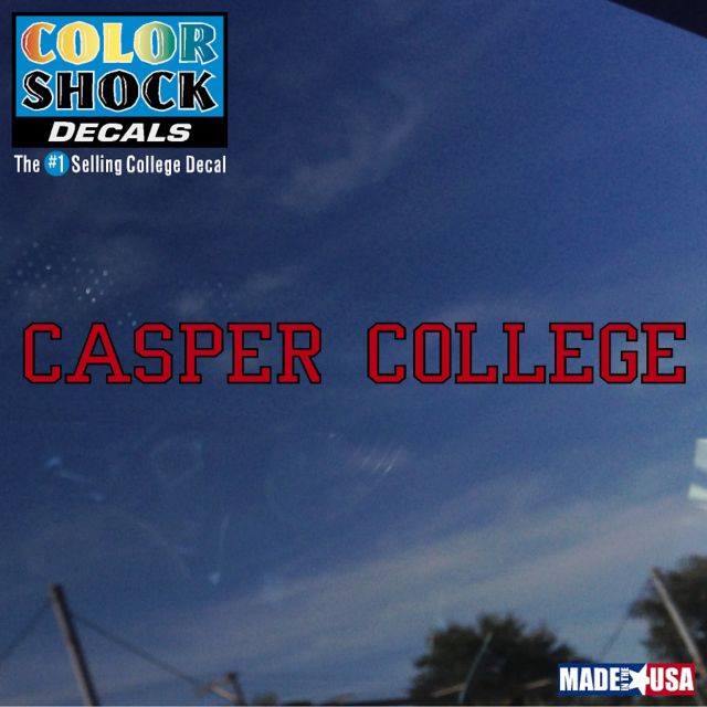 Casper College Strip Decal