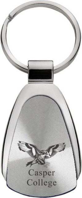 Casper College Thunderbirds Teardrop Keychain