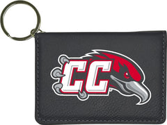 Casper College Thunderbirds Leather ID Holder