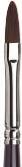 GALERIA BRUSH FILBERT LONG HANDLE #4