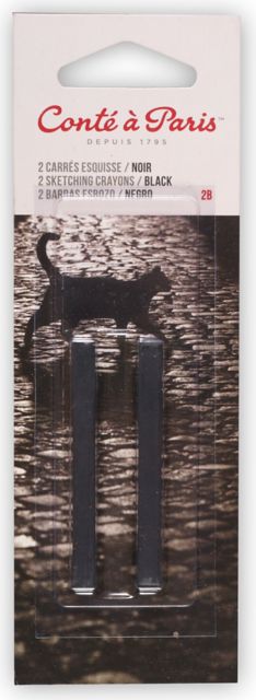 CRAYON SKETCH 2 PACK BLACK B CARDED