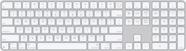 Apple Magic Keyboard with Touch ID and Numeric Keypad for Mac models with Apple silicon - US English - White Keys
