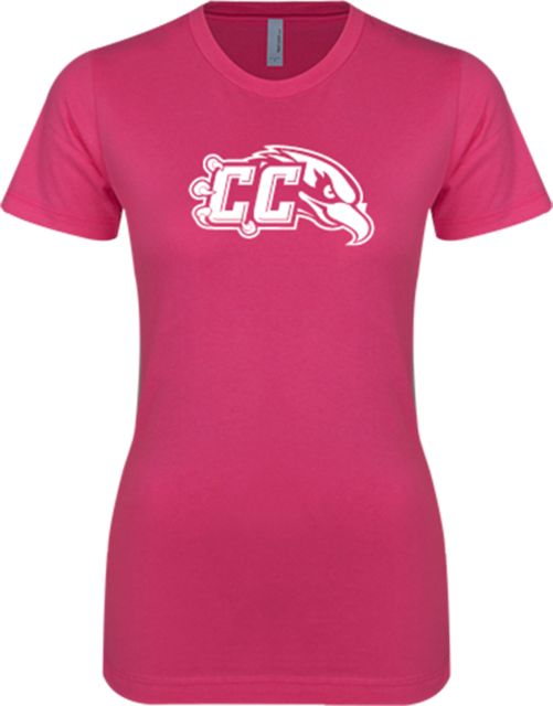 Casper Next Level Womens Fuchsia Boyfriend Tee CC with Thunderbird - ONLINE ONLY