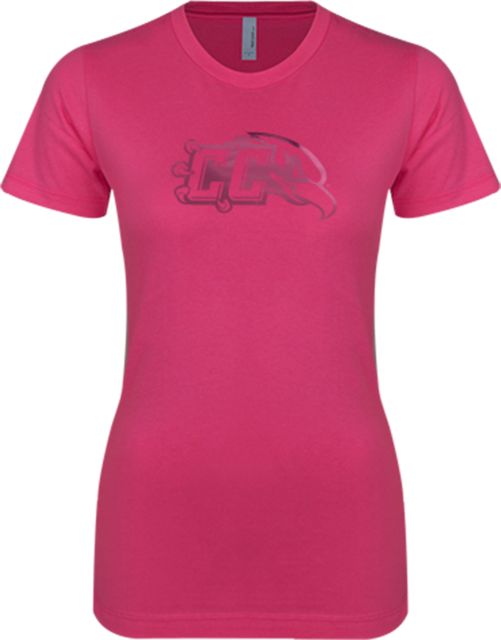 Casper Next Level Womens Fuchsia Boyfriend Tee CC with Thunderbird - ONLINE ONLY