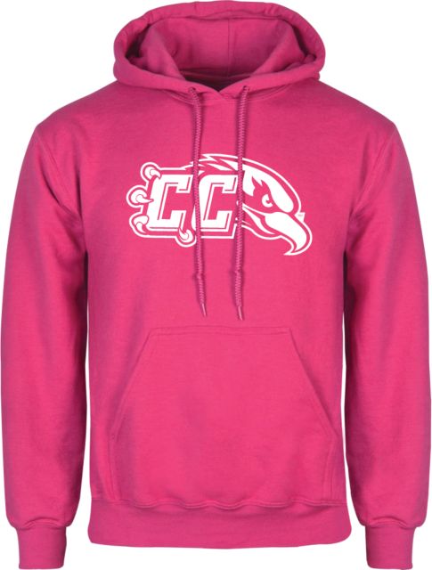Casper Womens Fuchsia Fleece Hoodie CC with Thunderbird - ONLINE ONLY
