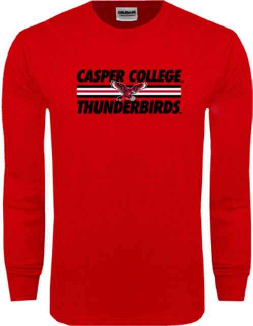 Casper Long Sleeve T Shirt Thunderbirds College Stacked - ONLINE ONLY