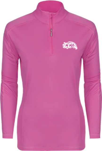 Casper Syntrel Womens Interlock 1/4 Zip CC with Thunderbird - ONLINE ONLY