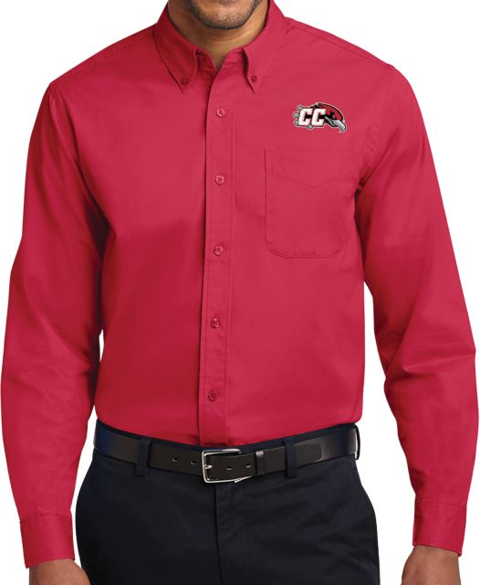 Casper Twill Button Down Long Sleeve CC with Thunderbird - ONLINE ONLY