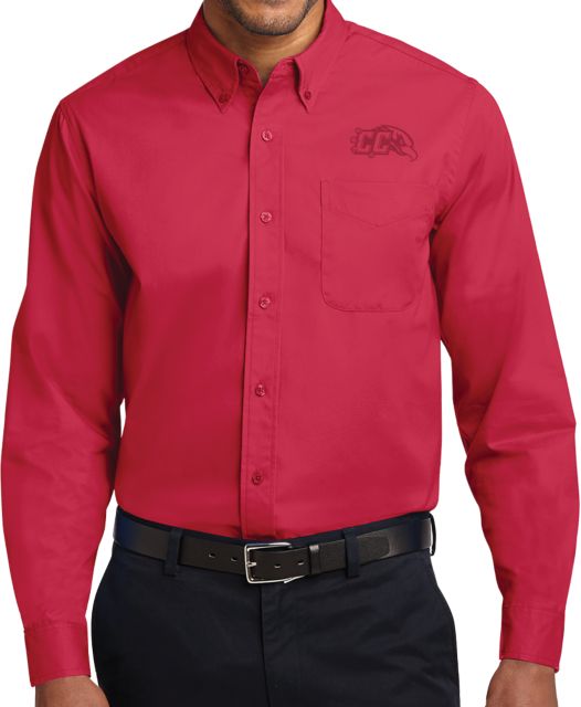 Casper Twill Button Down Long Sleeve CC with Thunderbird - ONLINE ONLY
