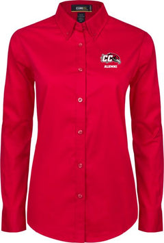 Casper Womens Twill Button Down Long Sleeve  Alumni - ONLINE ONLY