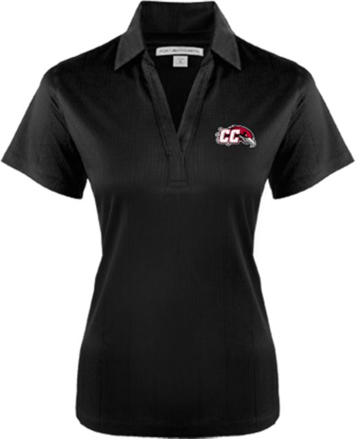 Casper Womens Performance Fine Jacquard Polo CC with Thunderbird - ONLINE ONLY