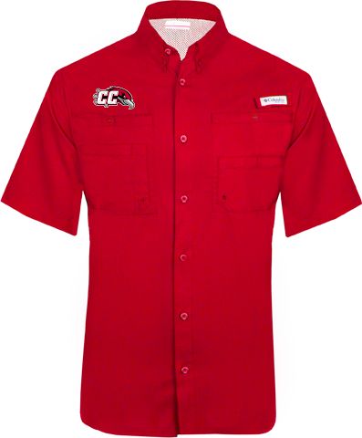 Casper Columbia Tamiami Performance Short Sleeve Shirt CC with Thunderbird - ONLINE ONLY
