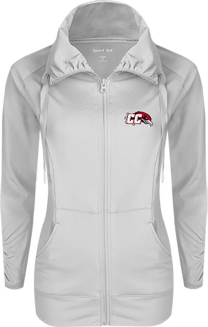 Casper Womens Sport Wick Stretch Full Zip Jacket CC with Thunderbird - ONLINE ONLY
