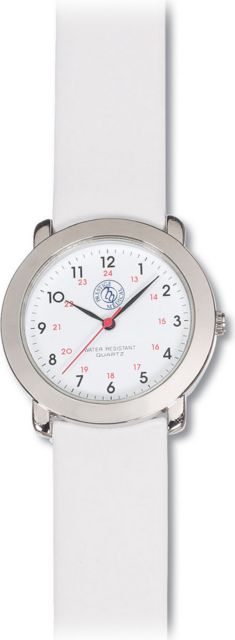 CLASSIC QUARTZ WATCH WITH WHITE BAND