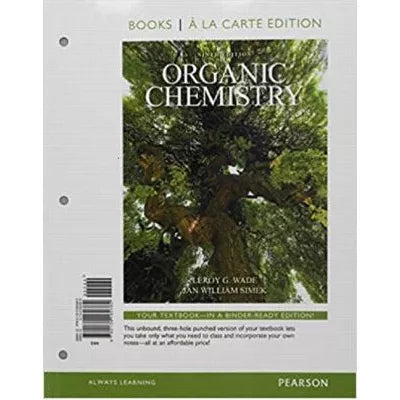 Organic Chemistry (Loose Pgs)