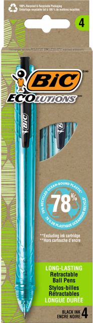 PEN ECOLUTION OCEAN MED BK 4P