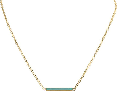 Small Pendant Bar Gold Bracelets
