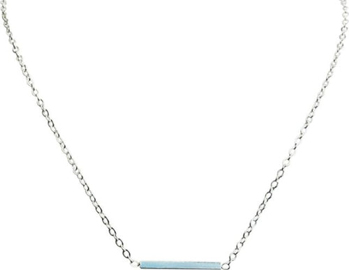 Small Pendant Bar Silver Bracelets